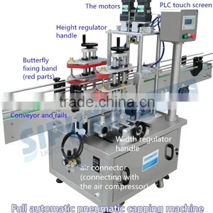 Sipuxin Pneumatic Type and Full Automatic Capping Machine for Plastic Water Bottle thumbnail-4