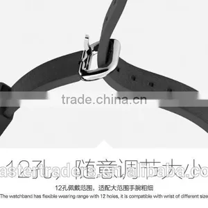 Original Rock 38MM Buckle Genuine Leather Watch Band Wrist Strap With 12 Holes For Apple Watch MT-3510 thumbnail-3
