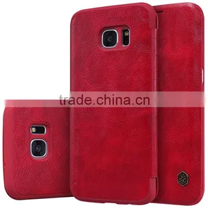 Nillkin Brand Qin Series Luxury Card Holder Case for Samsung S7 Edge Shockproof Flip Leather Case MT-5515 thumbnail-5