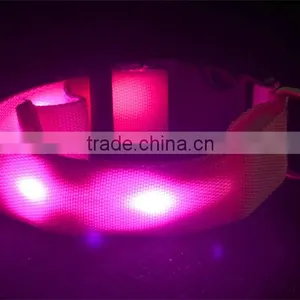 Pets Dog LED Light Blink Flash Night Safety Nylon Collar Waterproof thumbnail-5