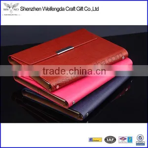 2016 Wholesale pu Leather Ring Binder Agenda Case thumbnail-1
