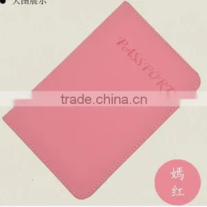 Black Pu Leather Passport Holder thumbnail-3