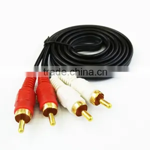 Manufacture Price Gold Plated RCA Cable With Audio Data Transmission thumbnail-4