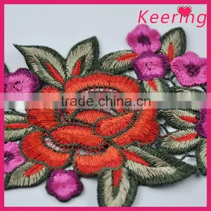 Handmade Custom Flower Embroidery Pattern Patch for Dress Decoration thumbnail-2