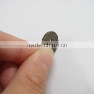 15mm Customer Logo Round 4 Holes Metal Alloy Button thumbnail-4