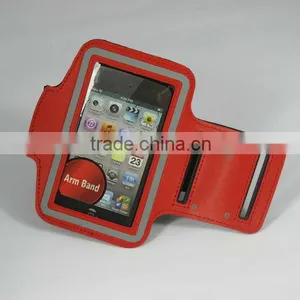 Wholesale Armband for Cellphone/sport Cellphone Armbag/customize Armbag for Running/Sport Gym Armband Red Color thumbnail-1