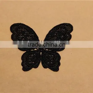 Butterfly Pattern Hand Made Hollow Embroidery Chemical Lace Applique for Accessory thumbnail-4
