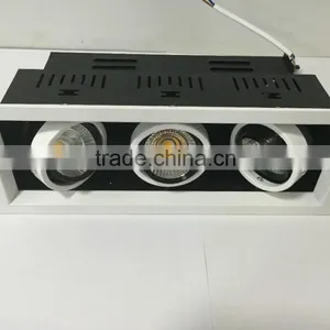 3x5W Square Recessed Grille Light Ceiling Light Office Light thumbnail-4