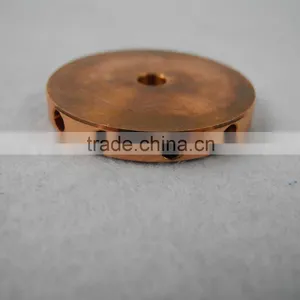 Round Turning Copper Aluminum CNC Disc 3.5mm thumbnail-2
