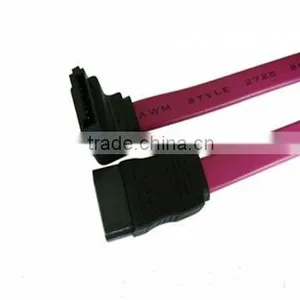 SATA Cable 7P 180 Degree to SATA 7P 90 Degree thumbnail-1