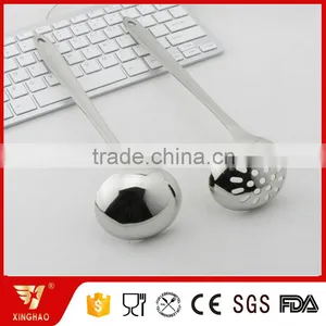 Good Quality Wholesale Utensil Soup Ladel Wire Skimmer With Rose Pattern Handle thumbnail-5