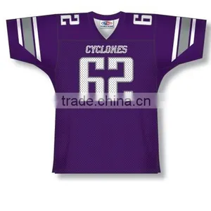 Polyester Spandex Custom Sublimated Cyclones American Football Jersey/Shirt thumbnail-1