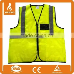Mesh Vest With id Card Pocket and Zipper thumbnail-1
