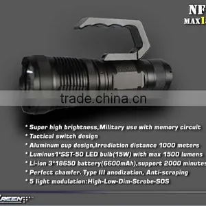 SST-50 Military Rechargeable the Most Powerful Led Torch Light thumbnail-3