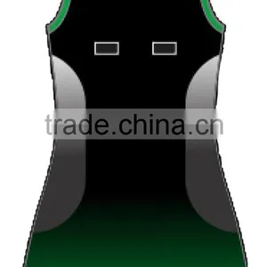 Green Color for Girls Custom Netball Dress thumbnail-3
