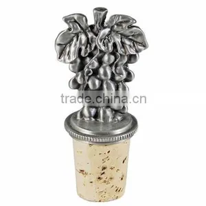 Heavy Duty Zinc Alloy Material Crystal Wine Stopper Wine Bottle Stopper thumbnail-2
