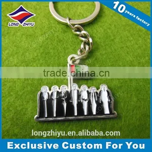 Customized Soft Enamel Medical Volunteer Metal Keychains thumbnail-3