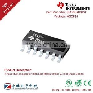 Genuine Original INA206AIDGST MSOP10 INA206 Current United Monitor thumbnail-1