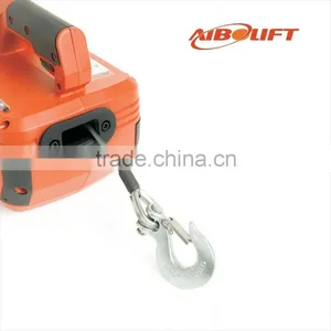 Powerful 500 lb Capacity Electric Winch With Handheld Crank and Remote Control thumbnail-5