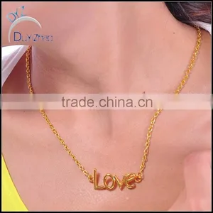 Latest Fashion Simple Name Pendant Designs With Love thumbnail-2