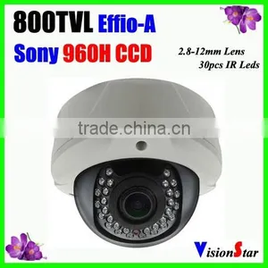 2015 New Products Sony Effio-A 800TVL CCD Camera Mini Hidden Camera Vandalproof Varifocal Wireless Video Camera Night Vision thumbnail-1