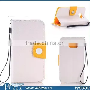 Fashion Korean Style Magnetic Flip Leather Case Stand Wallet Holster For Samsung Galaxy S6 G9200 thumbnail-4