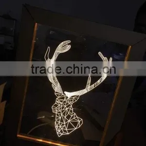 3D Wooden Decoration Image Photo Frame thumbnail-1