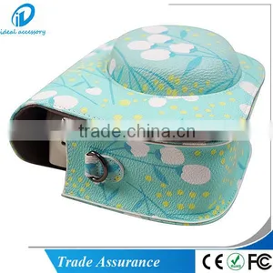 New Hot Sale Flower Style Leather Fujifilm Instax Mini8 Camera Shoulder Bag Case thumbnail-5