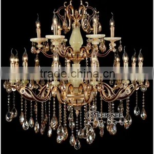 CE&UL Standard Wholesale Metal Crystal Chandelier Pendant Light MD8779-12+6 thumbnail-1