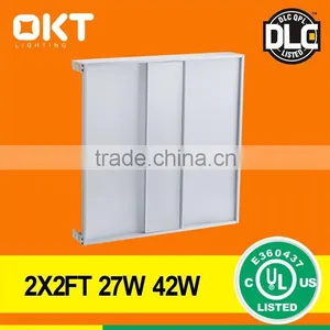 347V or 100-277V New Construction UL DLC LM79 2x2 2x4 LED Troffer Fixture thumbnail-1