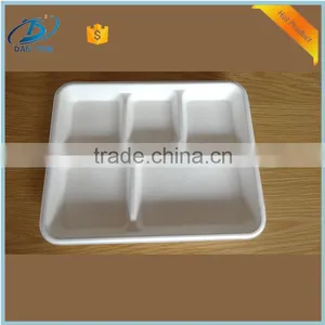 China Yangzhou Supplier 5 Separation Disposable Paper Lunch Box thumbnail-3