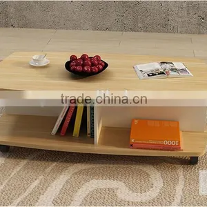Multicolor Wooden Movable Coffee Table for Home thumbnail-3