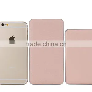 2016 High Quality Leather Surface Power Bank 12000mAh/10000mAh Slim Polymer Battery Charger thumbnail-3