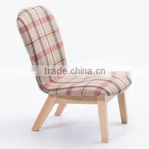 Solid Wood Cloth Chair ,Contracted Wooden Sofa For Living Room thumbnail-3