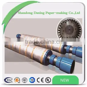 Robber Coated Spool Roller for High Working Speed Kraft Paper Making Machine of Paper Mill thumbnail-1