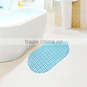 Stones Bath Mat With Sucker Safety Wholesale Pvc Pebble Oval Bath Mat thumbnail-1