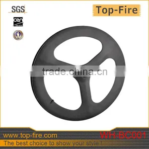 HOT Selling Carbon Fiber Tri-spokes Wheelset FOR SALE,full Carbon Road Bike Wheel thumbnail-1