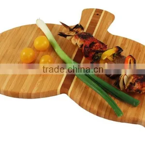 Original Design Vegetable Cutting Board Bamboo Whale Tail Bamboo Cutting and Serving Board Animal Shaped Cutting Board thumbnail-2