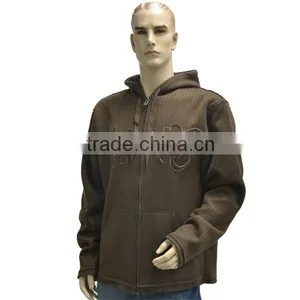 Men's Bonded Needle Drop KnitFleece Hooded Soft Jacket thumbnail-5