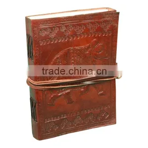 Elephant Embossed Journal Soft Paper Pure Leather Journal thumbnail-1