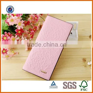 2016 Popular Customized Top Layer Genuine Leather Lady`s Purse , Fashional Design Printing Women`s Wallet thumbnail-2