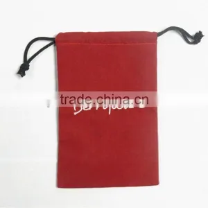 Custom Red Velvet Bag,velvet Clutch Bag,velvet Santa Bag thumbnail-1