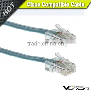 Cisco RJ45 to RJ45 Rollover Console Cable, Light Blue, CAB-500RJ thumbnail-1
