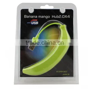 Cute Miniature Banana High Speed USB-2.0 Hub With 4 Ports thumbnail-5