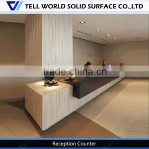 Long Straight Stand Desk/reception Counter Pictures/great Size Reception Desk thumbnail-2