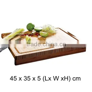 Bamboo Corner Kuchen Bambus Corner Angle Cutting Board thumbnail-1