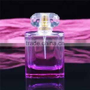 Purple Fancy High End Glass Bottles for Perfume thumbnail-1