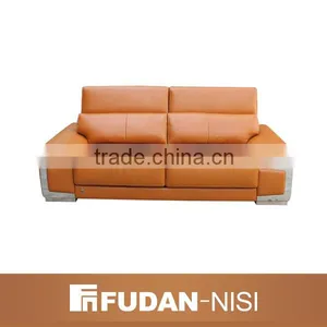 Attractive Design Lounge Furniture Classical Round Leather Sofa thumbnail-1