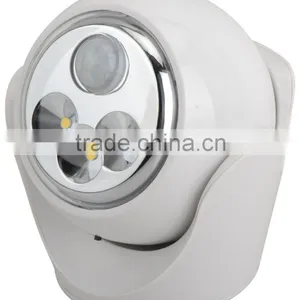 Three LED Rotatable Cute LED Night Motion Sensor Light thumbnail-2
