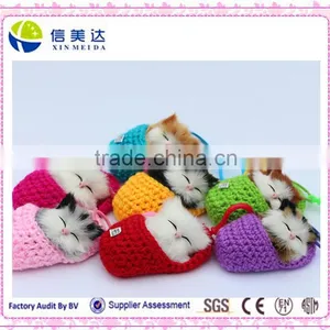 The Simulation Little Cat Plush Toys/keychain Plush Toy/toy Slipper thumbnail-1